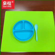 硅胶餐垫方形厨房隔热防烫餐垫桌垫不粘面易清洗硅胶擀面垫批发