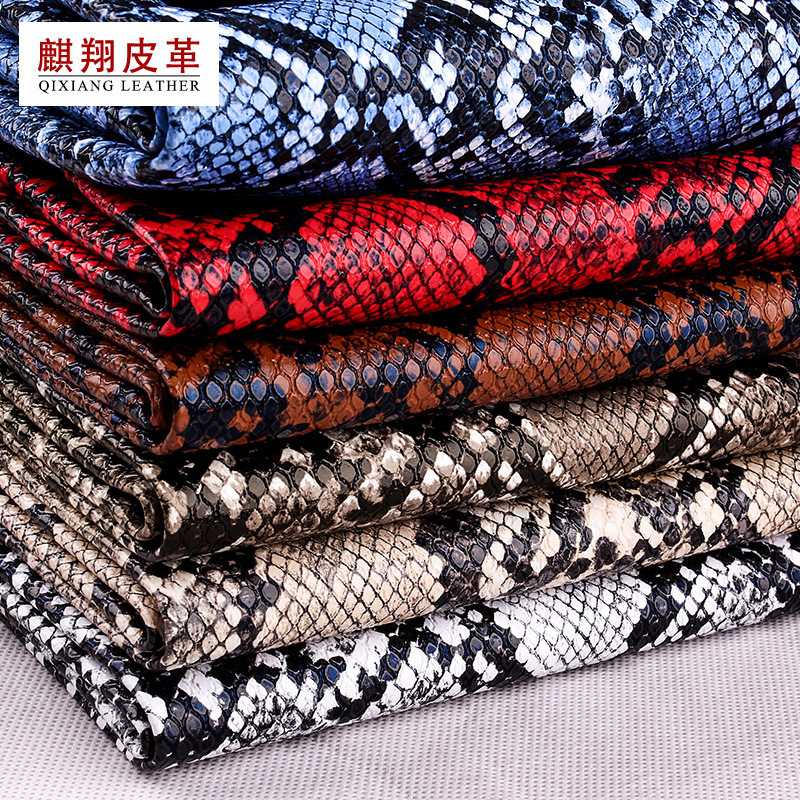 Yiwu manufacturers pearl snake pattern leather fabric luggage belt shoes imitation leather 1.0 thick pvc Artificial Leather wholesale Yiwu manufacturers pearl snake pattern leather fabric luggage belt shoes imitation leather 1.0 thick pvc Artificial Leather wholesale