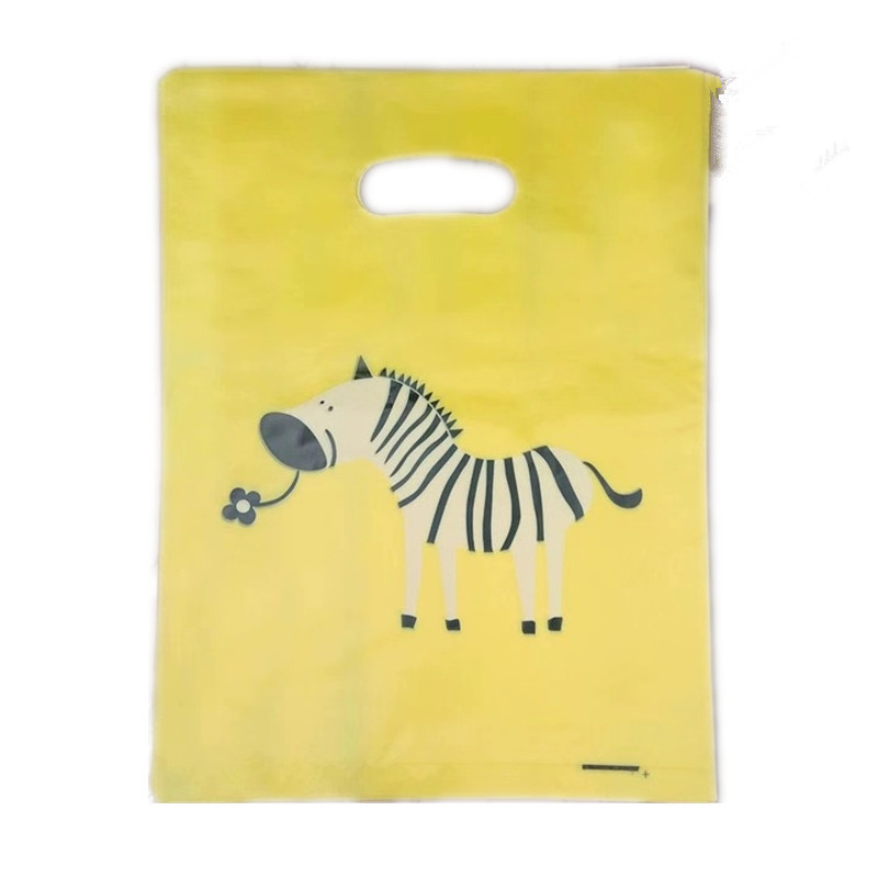 Bolsa de plástico portátil de bolsillo plano tamaño pequeño boutique bolsa de joyería bolsa de embalaje bolsa de regalo bolsa de ropa bolsa de plástico al por mayor