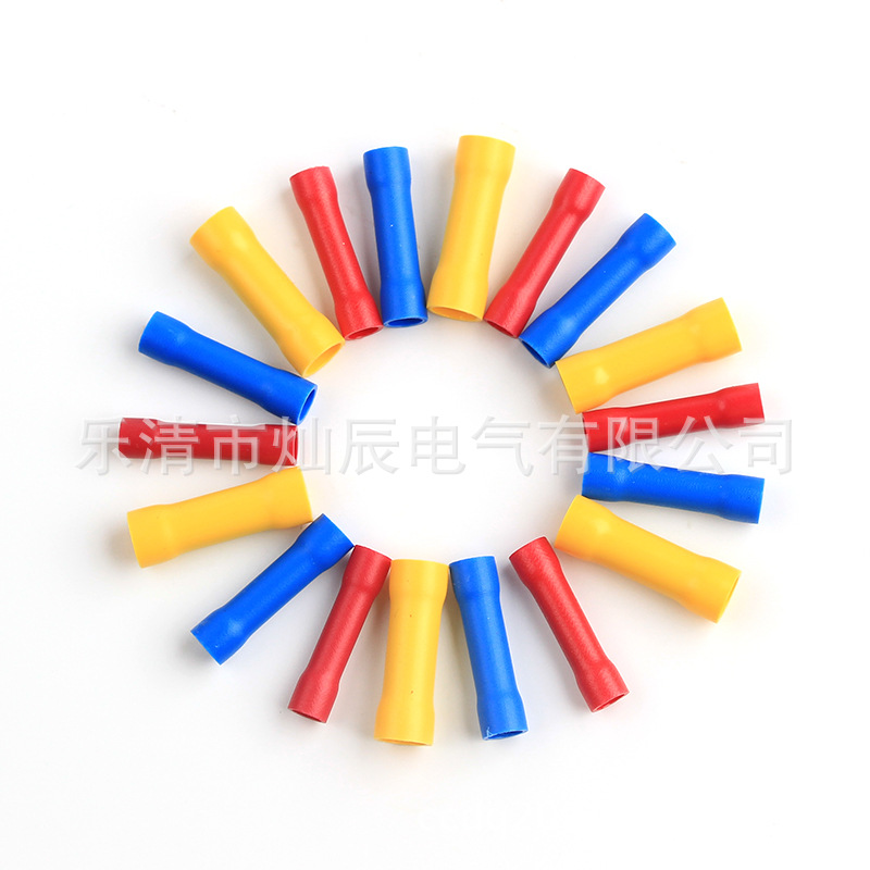 120PCS盒装 尼龙端子中接管BHT/BNFY/BV1.25热缩中接系列组合端子