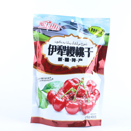 Xinjiang specialty dried cherry fruit, cool fruit, dried peach meat, office casual snacks, preserved fruit 408g dried cherries