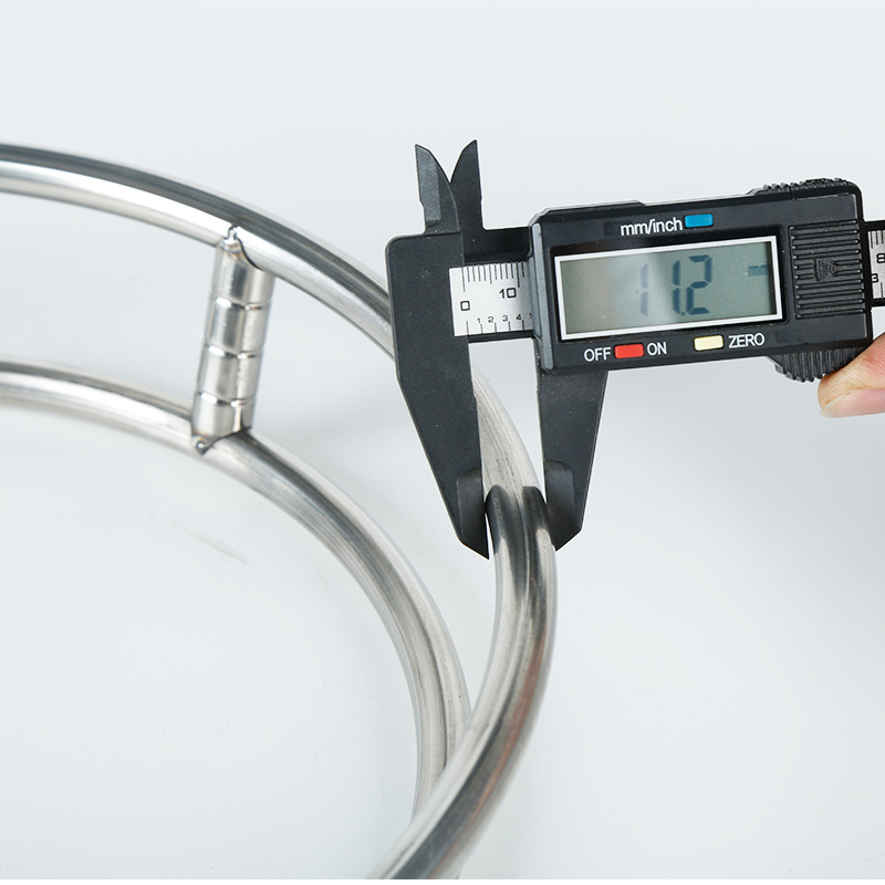 Ronda de acero inoxidable olla estante olla anillo engrosada olla estera de doble capa aislamiento térmico anti-scald rack de almacenamiento rack wok rack de almacenamiento rack