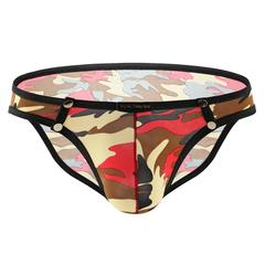 New Men's Underwear Trendy Camouflage Rivet Triangle Underwear For Men Direct Factory Supply