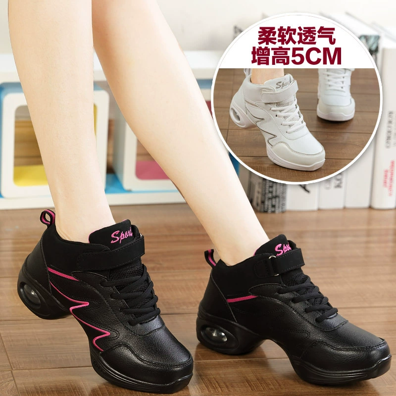 Demi-season high footwear, dancing modern shoes, soft sole