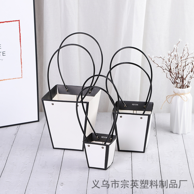 情人节鲜花礼物包装盒牛皮纸鲜花盒diy插花盒节日高档鲜花礼品袋