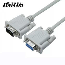 9针串口线 rs232线com线db9公对母连接线  九针串口线