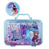 Genuine cartoon nail stickers, fake nails, gift box, children's removable waterproof set for nails, “Frozen”, 3D, wholesale