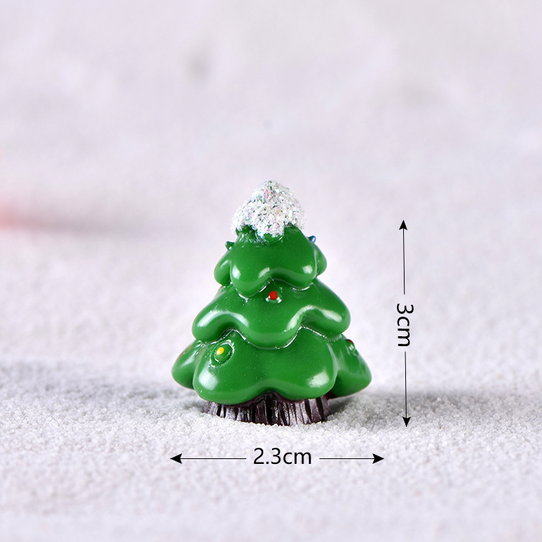 新しいサンタクロース雪だるま列車マイクロ風景雪の装飾品キャンドルギフト靴下ベル樹脂工芸品|undefined
