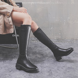 KW-5 Knight Boots Женские коленные ботинки 2024 Осень и зима новые толстые военные ботинки Большой размер женских туфель 41-43