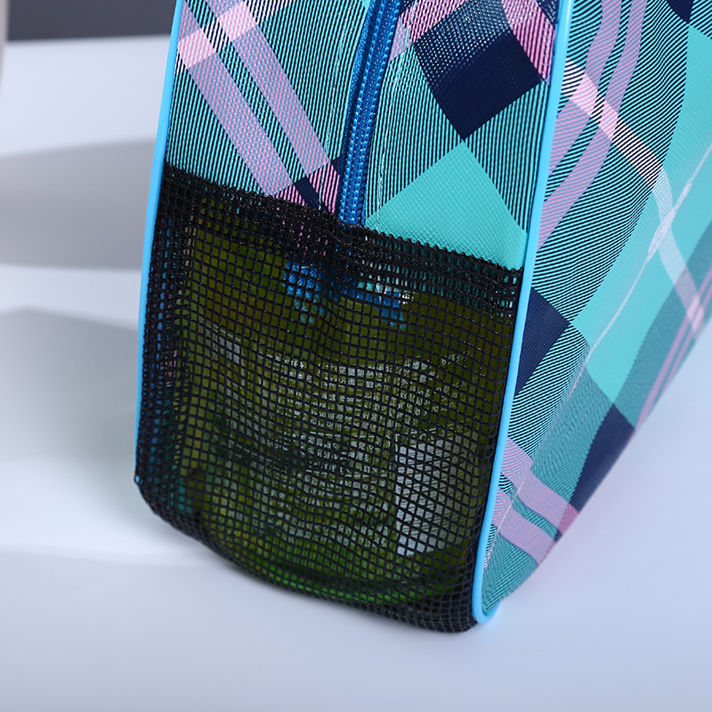 Bolsa de viaje de gran capacidad para hombres y mujeres bolsa de lavado de almacenamiento de maquillaje portátil Portátil Bolsa de almacenamiento de PVC