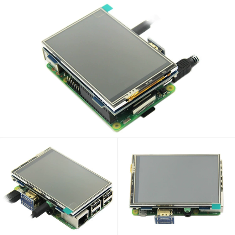 Дисплей HD 3,5 дюйма HDMI Raspberry Pi, сенсорный экран LCD Raspberry Pi MPI3508