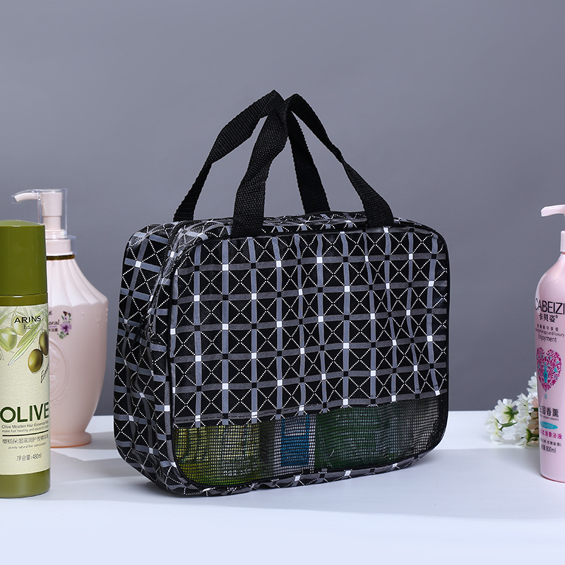 Nueva moda simple todo partido rendimiento bolsa de almacenamiento de equipaje cosméticos artículos de tocador bolso al por mayor