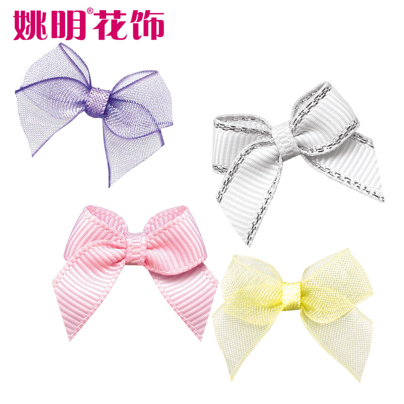 Lazos de cinta floral, lazos de cinta de satén para ajustar la cintura, decoración para ropa y lencería, accesorios para el cabello, accesorios con lazos, diseños de lazos terminados.