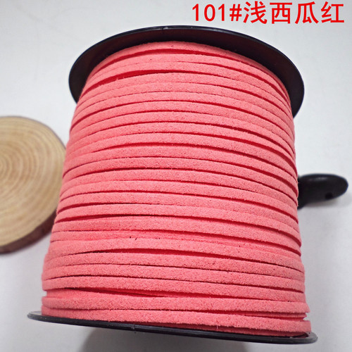 2 Yuan Store Jewelry/DIY Necklace Rope Korean Velvet Rope Deerskin Rope Square Leather Rope Braided Bracelet Suede