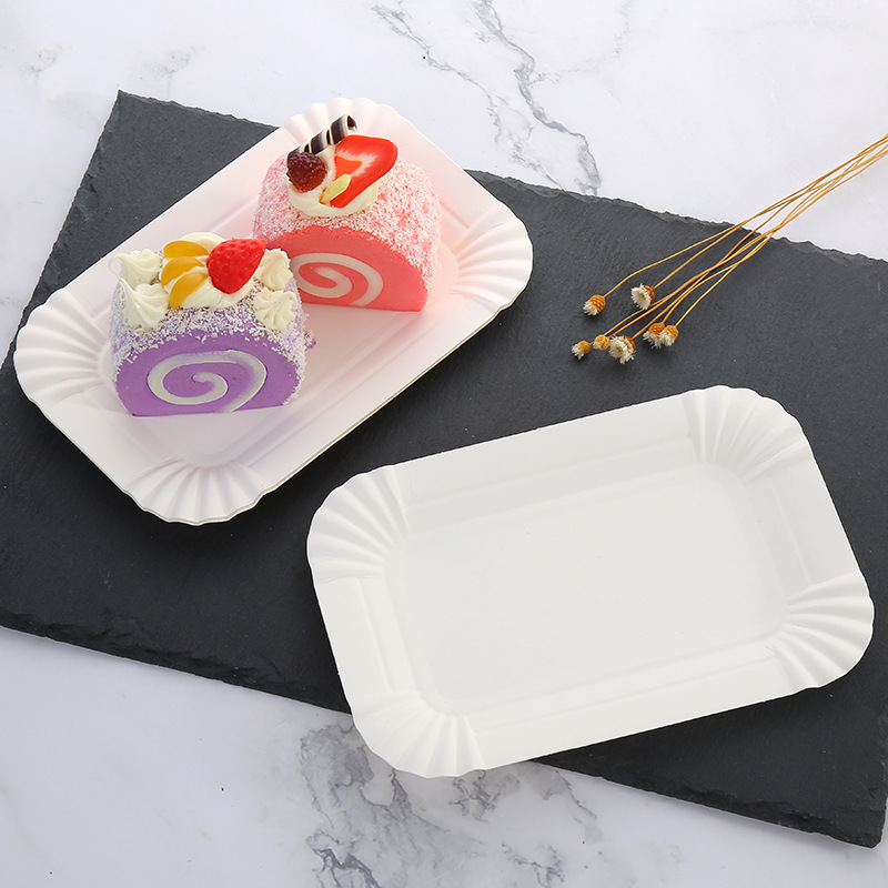 Creative lace disposable cake paper plate wholesale pulp plate new cake plate manufacturers