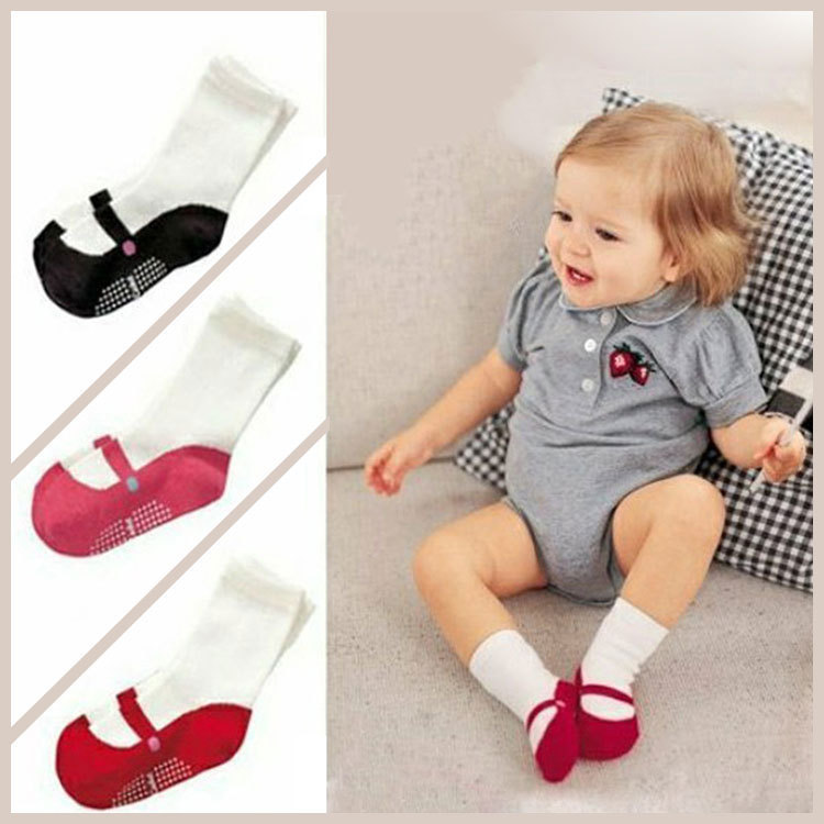 Mid-calf foreign trade baby imitation shoes socks Japanese style autumn non-slip floor socks cartoon ballet fake shoes Baby Cotton Mid-calf foreign trade baby imitation shoes socks Japanese style autumn non-slip floor socks cartoon ballet fake shoes Baby Cotton