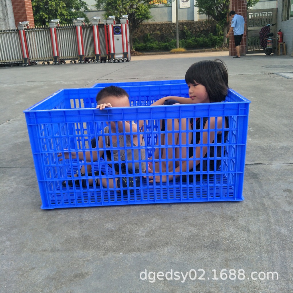 批发830塑料箩 大号蔬菜食品周转框 加厚1米长塑料筐 长方形胶筐