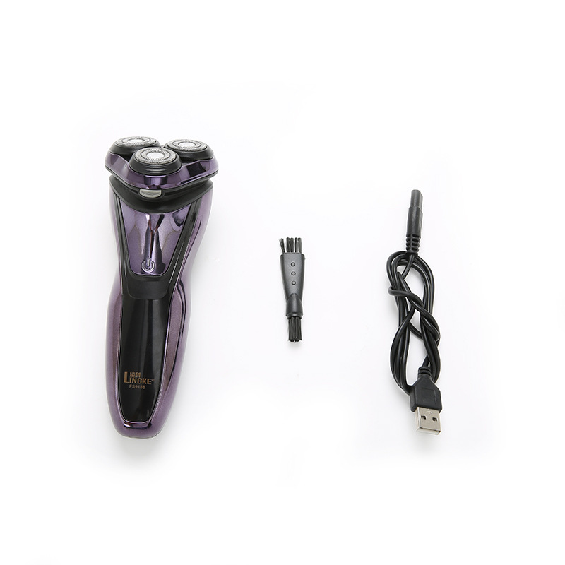 Lingke FS-9188 máquina de afeitar eléctrica los hombres lavado cuerpo completo coche USB recargable