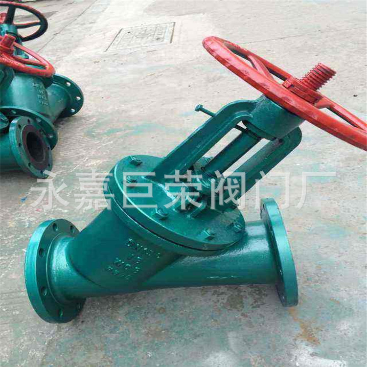 中型软密封衬胶截止阀  J45J-10C  法兰直流式截止阀 DN250