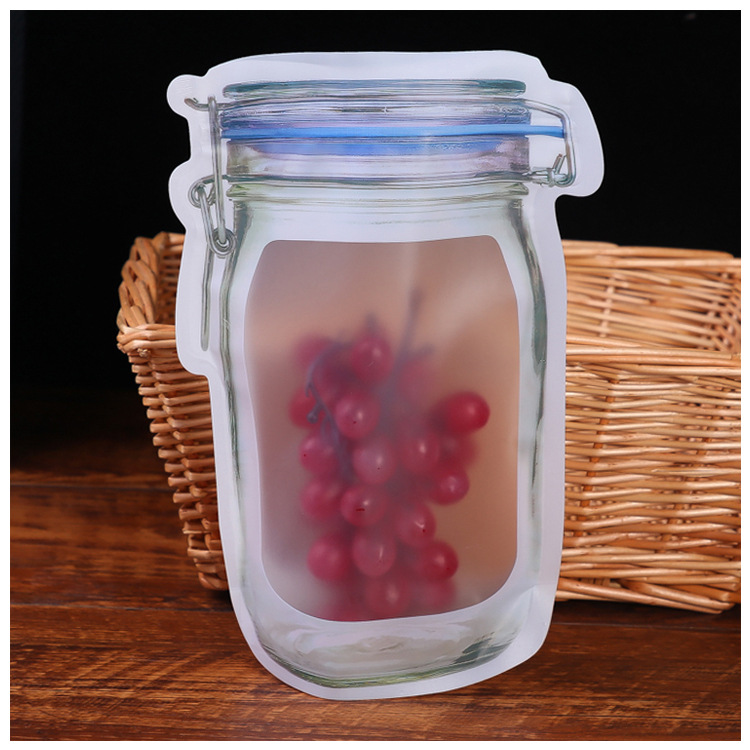 梅森瓶自封烘焙食品茶叶干果包装袋 防潮鱼饲料 糖果袋价格便宜