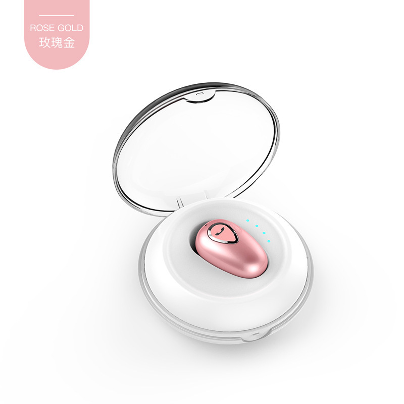 New YX01 Bluetooth Headset with Charging Bin YX06 Wireless In-Ear Mini Sports Invisible Single Ear Running Volume