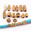 Dreadlocks for braiding hair, plastic decorations with pigtail, hair accessory, beads