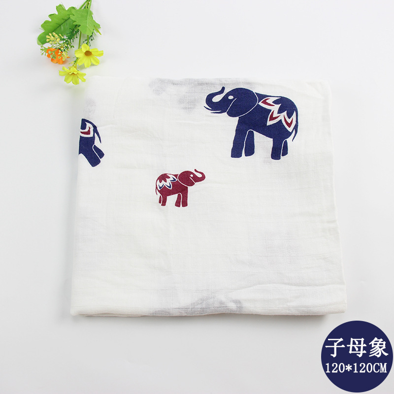 어머니와 자식 코끼리