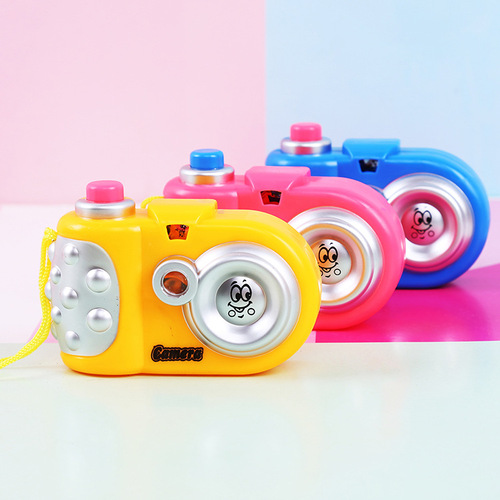 Children's Cartoon Projection Camera Primary School Student Simulation Camera Toy Baby Educational Projection Toy Street Stall Hot Sale