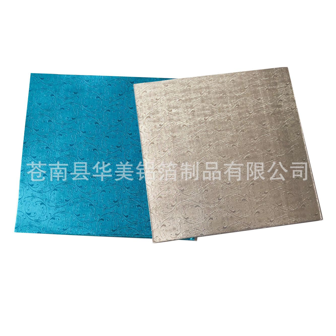 铝箔 茶叶包装 彩印团花纹方形白茶普洱茶巧克力纯铝箔包装纸