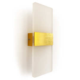 led壁灯床头灯简约时尚铝材/亚克力工程酒店客房门牌灯护眼花瓣灯