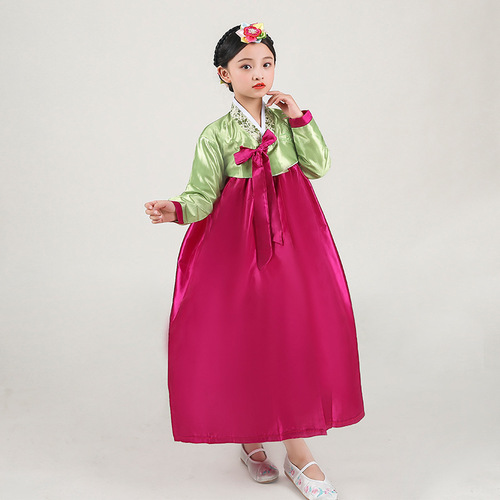 Korean clothing for girls, Korean clothing, children's ethnic dance clothing, Korean traditional clothing, Dae Jang Geum clothing, performance clothing