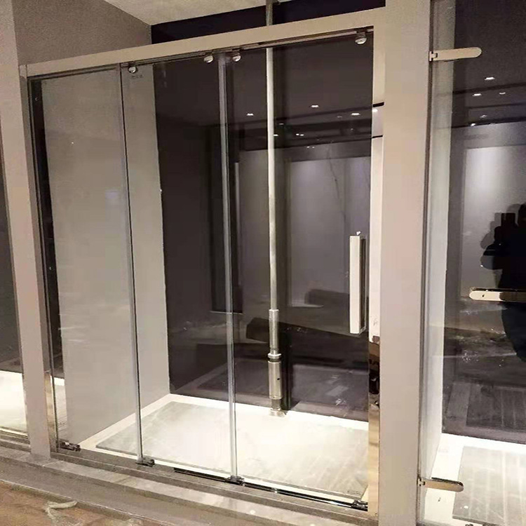 1 Export to the Usa Stainless Steel Shower Room Foshan Quality Comes with a 10-Year Warranty Tempered Glass Door Kitchen Partition Ansi