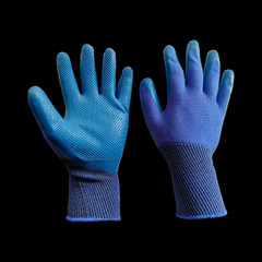 優耐寶手套廠家乳膠壓紋防滑浸膠掛膠加厚勞保防護工地幹活手套