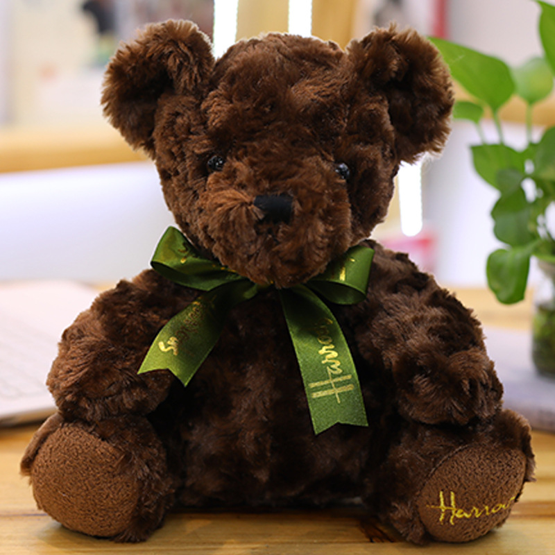 Oso de peluche de juguete bufanda de seda oso de peluche muñeca oso muñeca de boda Regalo de Cumpleaños oso de peluche de juguete