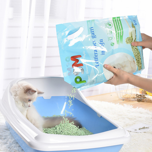 Italian PSM original plant tofu cat litter cat deodorizing cleaning cat litter wholesale pet supplies cat litter box