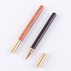 Metal brass gel pen sandalwood, wholesale, Birthday gift