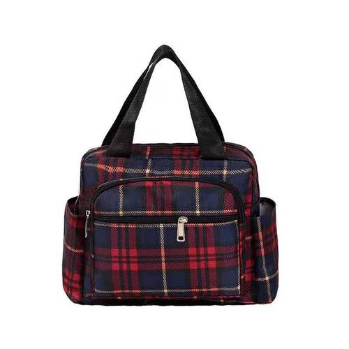 Women's Canvas Tote Bag, Casual Small Square Bag, Commute Large Capacity Lunch Bag, Mommy Handheld Bag, Office Bag