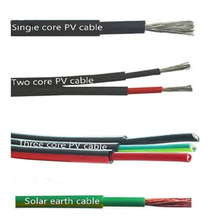 厂家直销德标光伏直流电缆1.5~16平方PV1-F单芯 双芯太阳能光伏线