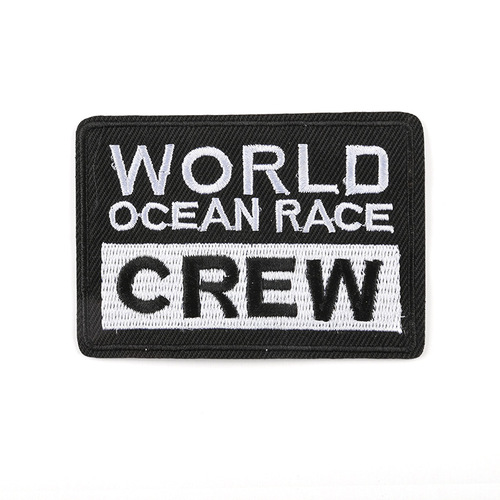 Embroidery stickers with black and white letters, English patches, clothing accessories, clothing bags, shoes and hats, decorative cloth labels, badge cloth stickers