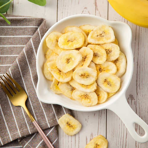 Ke Fan Banana Chips 128g/bag Dried Fruit Roasted Banana Snack for Dormitory Time-Killing and Long-Lasting Snack