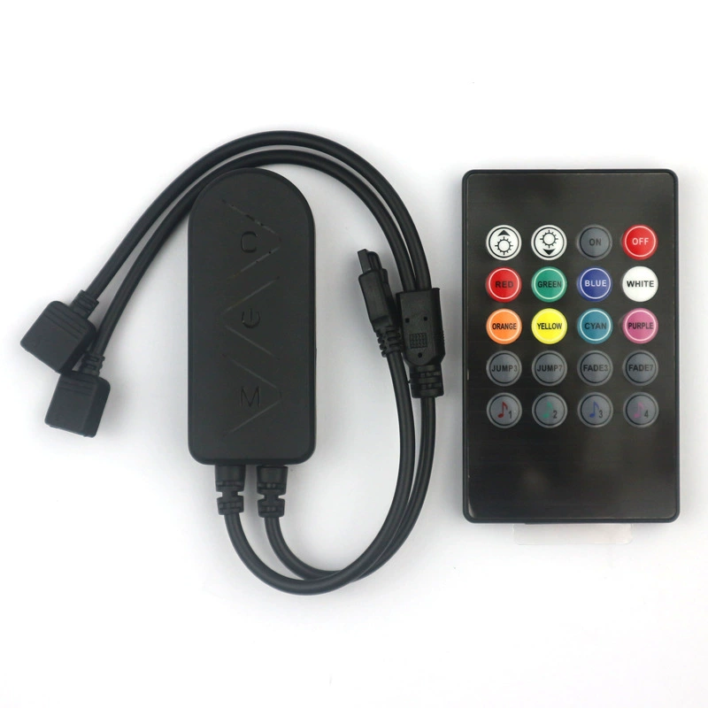 LED controller, colorful light strip, mobile phone, bluetooth, 20 keys, remote control