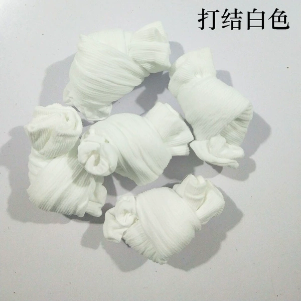 Bar socks-white knot white