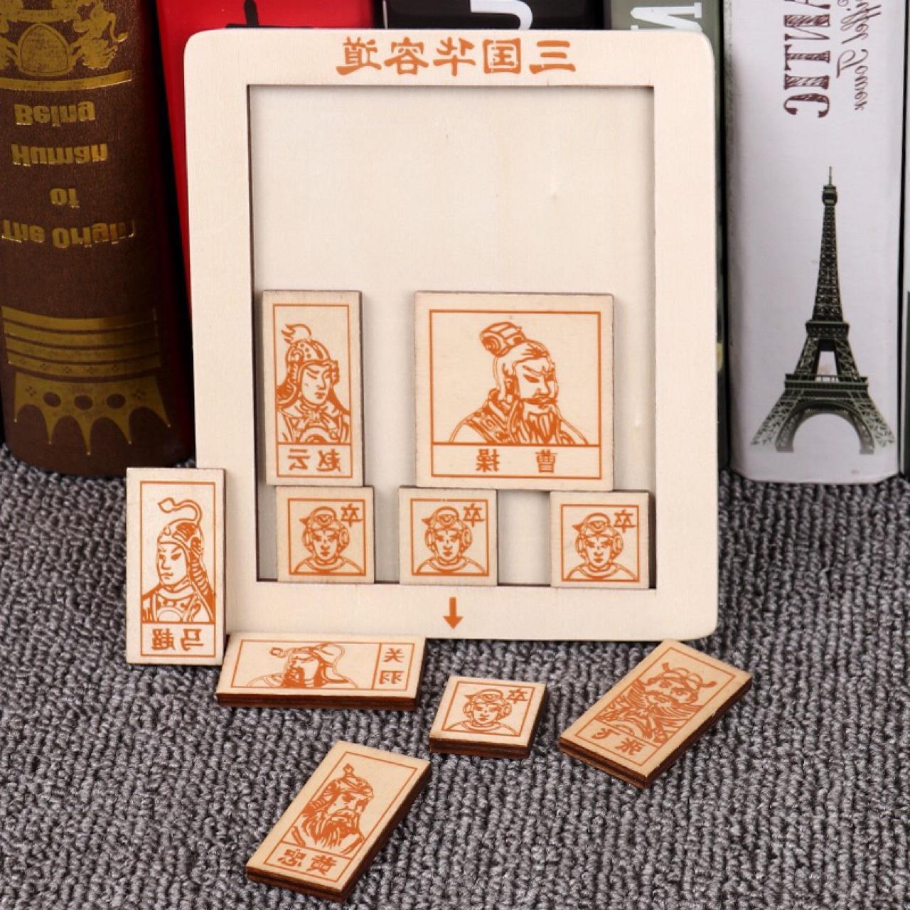 Tres reinos digital Huarong carretera chino clásico niños despacho de aduanas inteligencia juguetes de madera nuevo exótico pequeño producto al por mayor