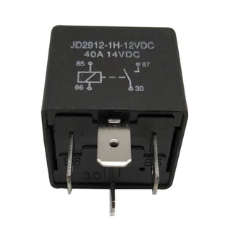 供应汽车继电器JD2912/DC12V1Z40A五脚光背外壳改装汽车大灯