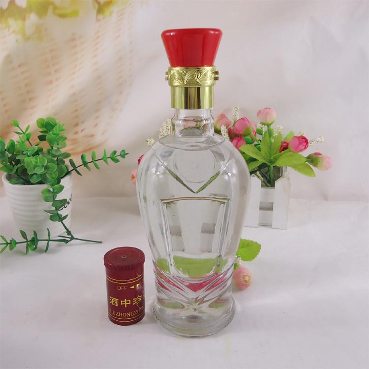 厂家直销500ml玻璃瓶玻璃白酒瓶空酒瓶一斤玻璃酒瓶子批发