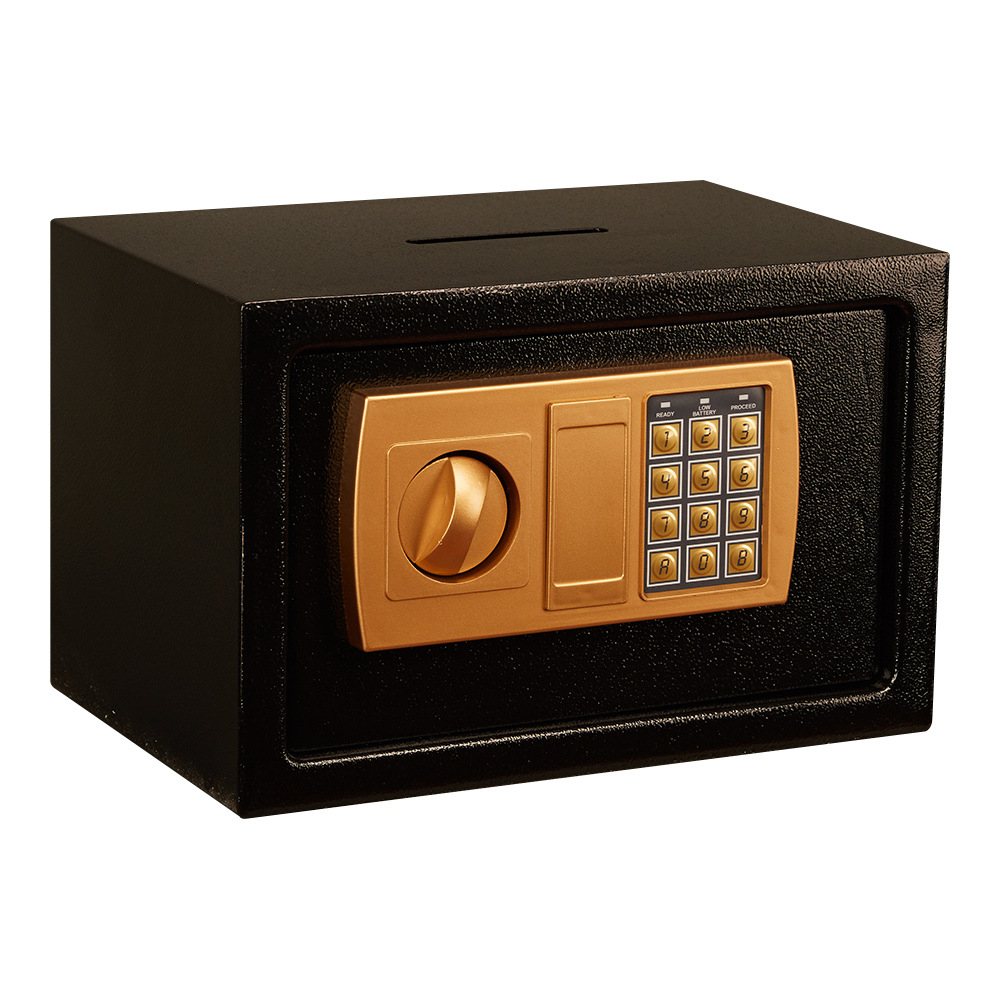 厂家直销批发出口CE/ROSH认证跨境专供迷你电子密码保险箱保险柜