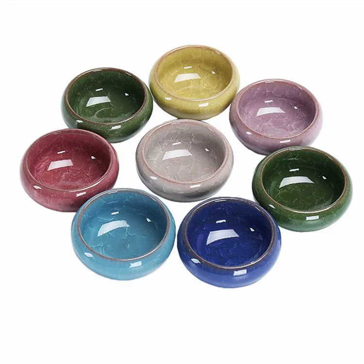 Чайная чашка (Tao Porcelain Eight) из фарфора с ледяной трещиноватой глазурью, простая элегантная, 7 цветов
