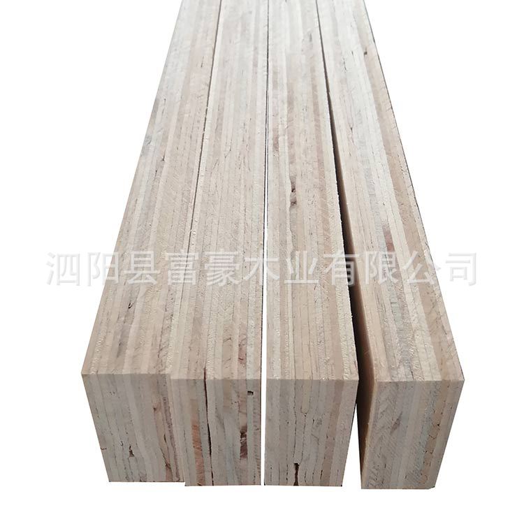 供应全杨包装材 lvl胶合板 打包木架应用 异形杨木条