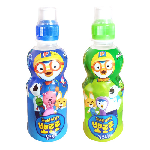 Pororo, the Korean imported Pororo Bo Le Le Bao Lu Lu children's yogurt drink, summer fruit-flavored yogurt beverage, fruit flavor
