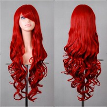 �F؛�f�}���ٰl cosplay�ٰl��tɫ���ɴ���80cm�L���lwigs�f��